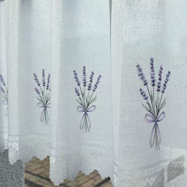 zazdrostka do kuchni LAWENDA - elegancka zazdrostka do kuchni - z obszyciem boków